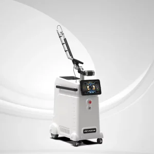High Power Stationary 1064nm Tattoo Removal Pigment Removal Cooling Q Switched Picosecond Laser Machine
