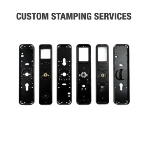 High Precision Hardware Custom Metal Stamping Door Lock Enclosure for Smart Lock Body Fabrication and Commercial Door Hardware