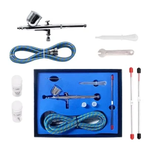 High Precision Rechargeable Airbrush Compressor Pen Set Cake Decoration Nail Art Makeup Application with Paint