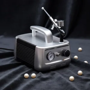 High Pressure Copperfor Cake Makeup Nail Art Body Tanning USB Rechargeable Mini Spray Gun Compressor Paint Airbrush Set