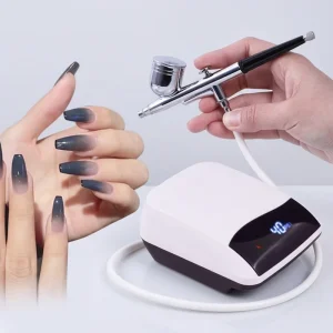 High Pressure Multipurpose Spray Tools Suitable for Nail Beauty Cosmetic Tattoo Fine Art Scale Model Painting 45PSI Airbrush Kit