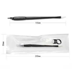 High Quality 18U Manual Eyebrow Microblading Pen Handle Disposable Stainless Steel Tool for Permanent Microblading Direct