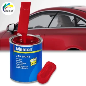 High Quality 1K Basecoat Acrylic Car Body Paint Rich Red Liquid Coating for Surface Restoration Spray Application
