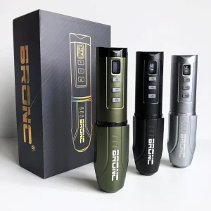 High Quality BRONC Bullet Wireless Tattoo Pen Machine Rotary Tattoo Machine Gun Kit for Body Art