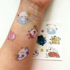 High Quality CMYK Printing Colours Custom Tattoo Temporary Tattoo Sticker