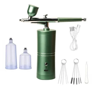 High Quality Compressor Hair Color Cordless Cake Airbrush Handheld Cold spray Electric Airbrush Nail Makeup Spray Gun