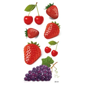 High Quality Creative Personalized 3D Temporary Tattoo Stickers Waterproof Colourful Tattoo Sticker