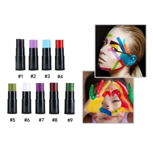 High Quality Face Body Oil Paint Stick 9 Colors Halloween Body Painting Stick Cosmetic No logo