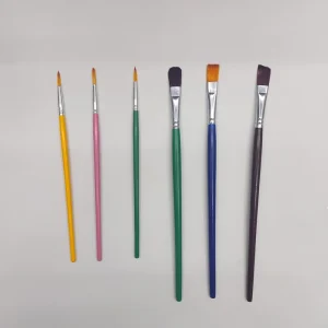 High Quality Fashion Hot Selling Human Body Painting Makeup Tool Portable Colored Wooden Pole Makeup Brush Set