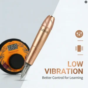 High Quality Gold Rose Hairstroke PMU Machine for Academy Trainers