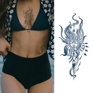 High Quality Last up to 1 2 Weeks Ultra Realistic Waterproof Semi Permanent Temporary Tattoo Sticker 3000+ Designs