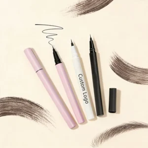 High Quality OEM ODM Clean Beauty Waterproof Water Based Ultra Fine Liquid Tattoo Alternative Summer Makeup Very Thin Brow Pen