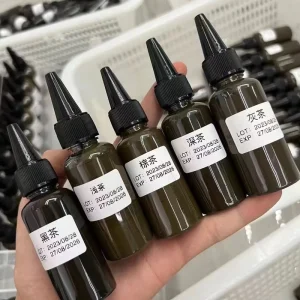 High Quality Organic Tattoo Ink Pigments Natural Color Eyebrow Microblading Ink for Permanent Makeup