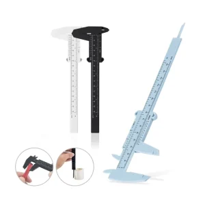 High Quality Plastic Microblading Permanent Makeup Eyebrow Vernier Caliper Tattoo Eyebrow Positioning Measurement Ruler