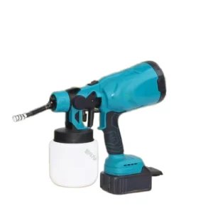 High Quality Portable Lithium Ion Powered Airbrush with Electric Pressure Feed for DIY Wall Painting Machine