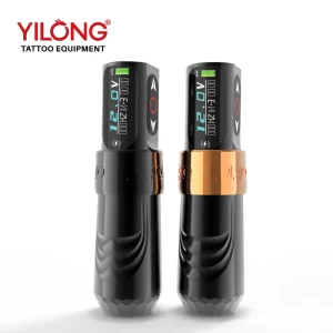 High Quality Professional Electric Tattoo Gun Pen Brushless Motor 4mm Stroke Permanent Colorful Screen Lithium Battery Aluminum