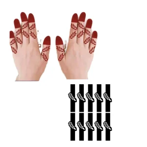 High Quality Reusable Customizable Self-Adhesive Temporary PVC Tattoo Stencil for Body Art Hand Tattoos