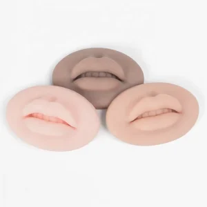 High Quality Soft Silicone Open Mouth Realistic Lip Simulated Skin PMU Accessory Permanent Makeup Training Tool