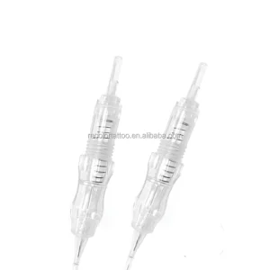 High Quality Stainless Steel Easy Click Disposable Sterilized Permanent Makeup Eyebrow Tattoo Cartridge Needle