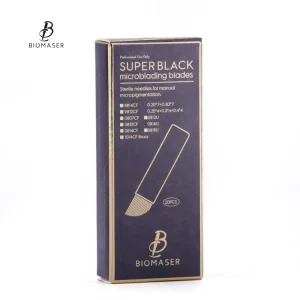 High Quality Super Black Embroidery Eyebrow Microblading Needles Sharp Micrblading Blades for Tattoo