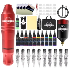 High Quality Tattoo Set Professional Tattoo Machine and Needles Tattoo Kit