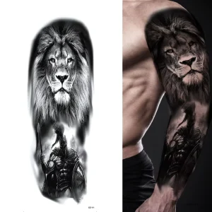 High Quality Temporary Body Arm Sticker Full Tattoo Arm