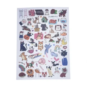 High Quality UV Matte Varnished Kids Temporary Tattoo Stickers Cartoon Waterproof Body Art for Children Birthday Party Favors