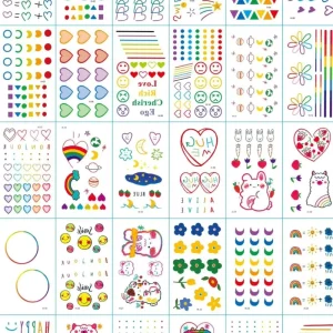 High Quality Water Transfer Temporary Tattoo Stickers Unisex Body Makeup Tattoos