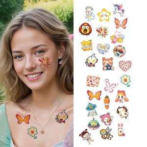 High Quality Waterless Temporary Tattoo Sticker Sweatproot Waterproof Ultra Thin Realistic Look Ready Stock Available
