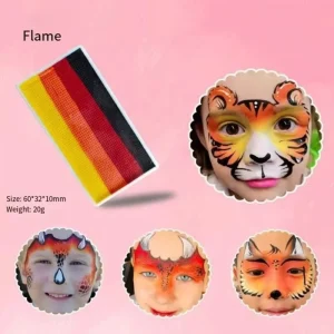 High Quality Waterproof Rainbow Face Painting Kit for Children Custom Logo Makeup Paint for Body Customizable Color Options