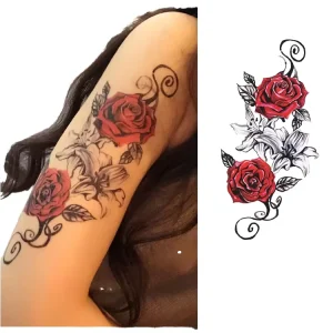High Quality Waterproof Temporary Fake Adults Sexy Body Temp Tattoo Stickers Tattoo for Ladies Arm Tattoo