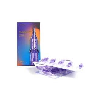 High Quality for Pro 0.35mm Stainless Steel Permanent Tattoo Needle Cartridge 1201RLB 20pcs/bpx