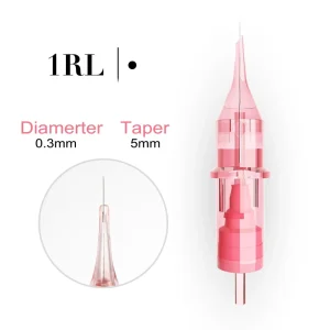 High Visibility PMU Cartridge Needle Crystal Tip Design for Precise Brows Lips Eyeliner and SMP Procedures