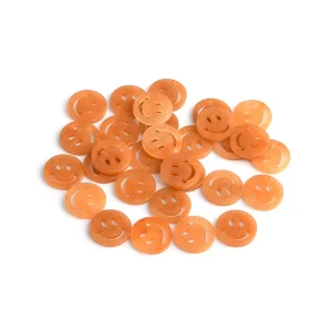 High quality Natural Custom Yellow Aventurine Flat Back Round smiley Face Jewelers Support Custom Loose Stones