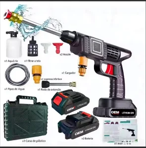 Higher Cleaning Capability Airbrush Industrial Wireless High pressure Airbrush Car Washing Spray Gun with Max Pressure