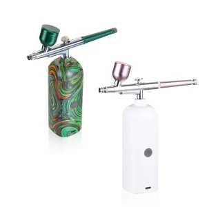 Hobby Airbrush Kit for Nail Art Makeup Airbrush with Piston Paint Application for Nail Decorating