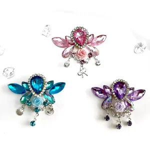 Holographic Rhinestone Face Gem Crystal Mermaid Jewels Rave Carnival Festival Party Temporary Face Gem