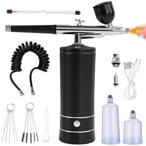 Home Airbrushes Body Face Nail Art Painting Supplies Cake Decoration Eyebrow Tint Sprayer Nano Spay Gun Airbrush Makeup Tool