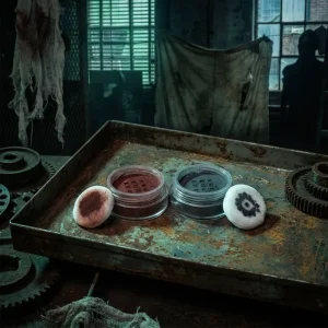 Horror Movie Character Zombie Skin Textures Face Paint Waterproof Matte Professional SFX Makeup Setting Powder