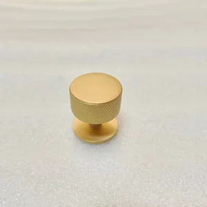 Hot Brass Knurled Knurled Knobs Interior Passage Door Cylinder Tubular Satin Brass Cabinet Doorknob Door Knob Handle Lock Knob Set