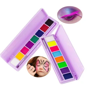 Hot Sale Water Based Body Art Painting Supplies Makeup Palette Halloween Face Paint Kit