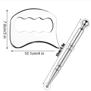 Hot Sales Metal Scraping for Body Stainless Steel Custom Face Gua Sha Board Iastm Tool