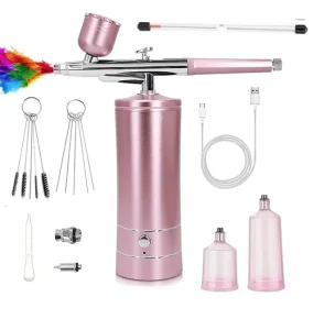 Hot Sell Profesional Air Brush Paint Barber Spray Gun Cordless Airbrush Compressor Airbrush Nail Art Machine