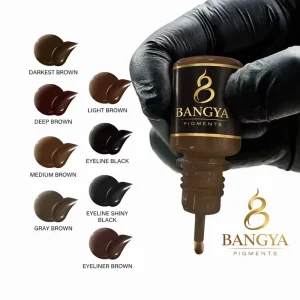 Hot Selling 15ml Semi Permanent Eyebrow Tattoo Ink for Professional Microblading Black Pigment