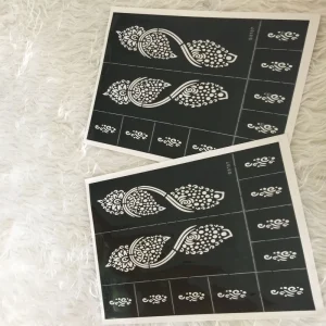 Hot Selling Tattoo Stencil Body Girl Painting Body Art Henna Tattoo Stencil