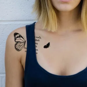 Hot Selling Temporary Tattoo Stickers for Men and Women Body Makeup Waterproof Tattoo Stencil Simulated Fake Tattoo Covered Scar