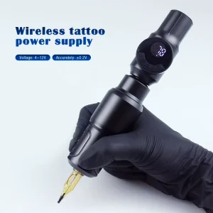 Hotsale Professional Tattoo Supplies Digital Wireless Tattoo Machine Kit with Wireless Tattoo Power+cartridge Needles