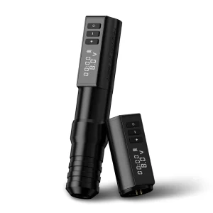 Hunter 2400mAh Digital Display Professional Wireless Tattoo Gun Rotary Tattoo Machine Pen for Body Art