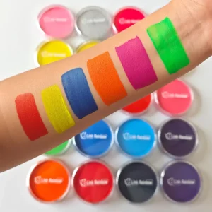 Hypoallergenic 30g Professional Monochrome Multi Color Water Based Face Body Paint for Halloween and Christmas