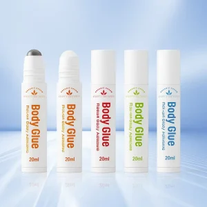 Hypoallergenic Roll On Body Glue Waterproof Sweatproof Gentle Skin Adhesive for Long Lasting Ballet Permanent Makeup Accessory